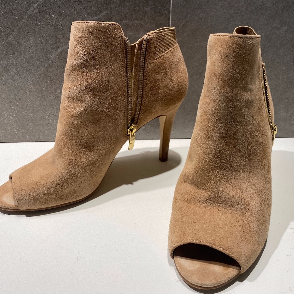 Marc Fisher open toe booties